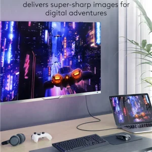 Καλώδιο HDMI 80096 με Ethernet, soft, 4K/60Hz, 18 Gbps, 0.5m, μαύρο
